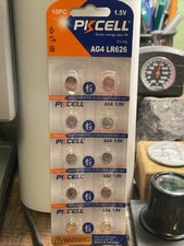 10 Pac AG4 377 LR66 SR626W 1.5 Volt Alkaline Button 377 Watch Battery USA SELLER