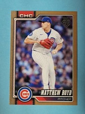 2026 Topps #51 Matthew Boyd Gold Border /2026 Chicago Cubs
