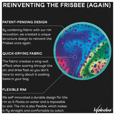 Waboba Flobo Water Disc | Innovative Foam Construction for Endless Water Play