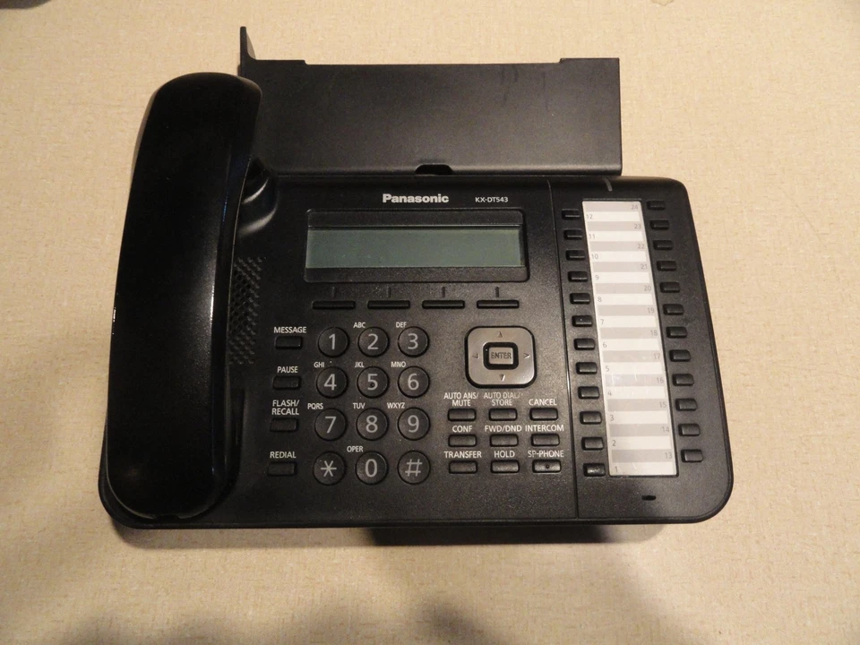 Panasonic KX-DT521B Bundle of (8) and KX-DT543B Bundle (2) Pre-Owned Used Phones - Image 3 of 4