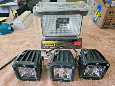 Rigid Industries D-Series square auxiliary LED light pod bundle of 4 lights