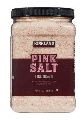 New Kirkland Signaturee Ground Pink Salt - Fine Grain Organic Salt, 5 lbs Bulk