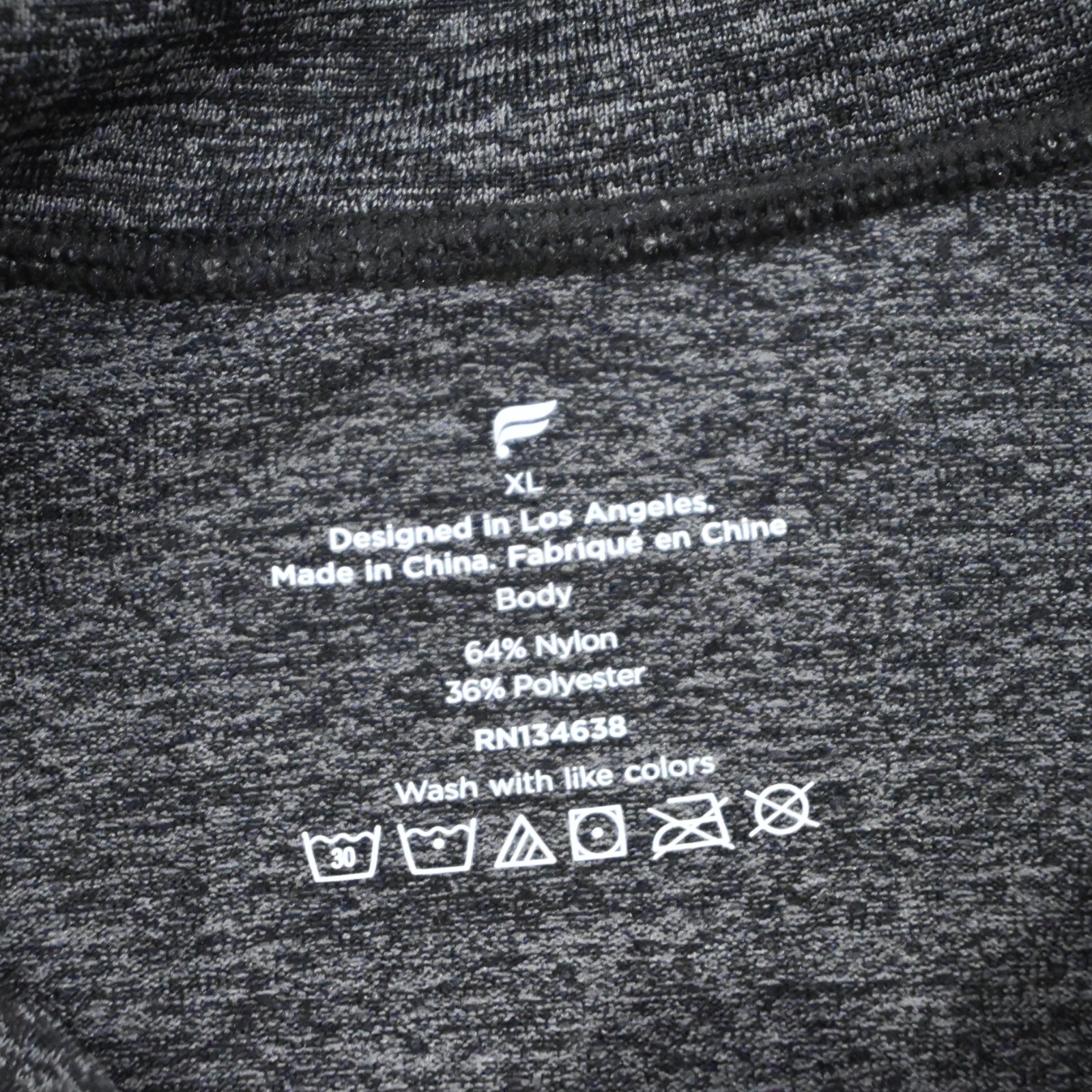 Fabletics 1/4 Zip Lightweight Pullover Jacket Bla… - image 7