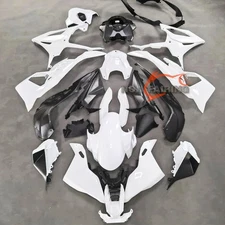 New Unpainted White Fairing Kit Fit For BMW S1000RR 2025 ABS Bodywork Frame Set 