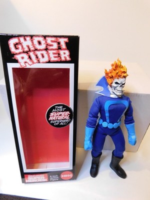 Mego 8'' Action Figure Custom Marvel Comics Johnny Blaze Ghost Rider Boxed Spot 5