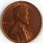 1955 D Lincoln Wheat Cent GEM BU RED Uncirculated 1c Coin Free Post Tracking