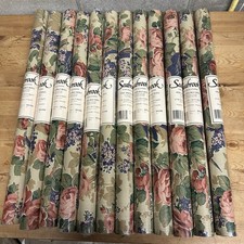 12 Seabrook Double Wallpaper Prepasted Floral...