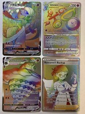 Very Rare 4 card Rainbow Pokemon Lot, Mint! Gardevoir, Unown, Sandaconda 🔥🔥