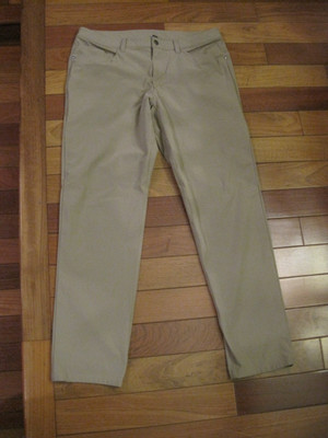 Lululemon Mens ABC Pants Size 34 Khaki Chino Office Casual Athleisure