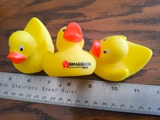 3 Collectable Armageddon Gear Rubber Ducks NWOT