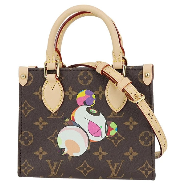 Nuevo Bolso de Mano LOUIS VUITTON Takashi Murakami On the Go BB M13668 Monograma Panda
