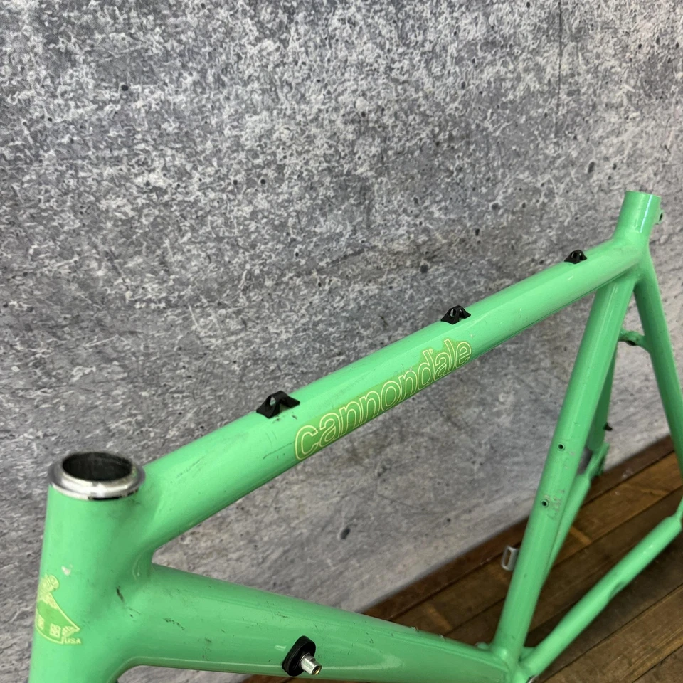 Vintage Cannondale Aluminum Road Bike Frame 53cm Green Made in USA 700c 126mm - Image 4 of 4