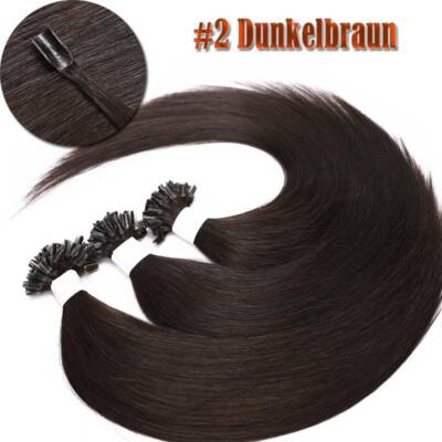 Pre Bonded Fusion Keratin Nail U Tip Remy 100% Human Hair Extensions 200g 300G