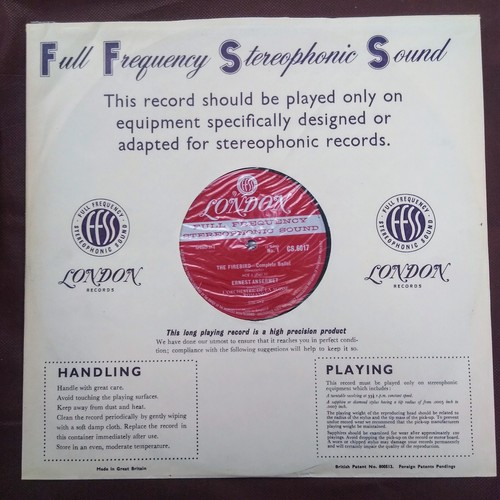 Ansermet - Stravinsky The Firebird LP ~ NM London blue back Stereo Original - Imagen 2 de 3
