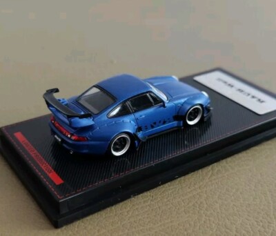 Ignition Model 64 Porsche RWB 993 Matte Blue Metallic #rwb | eBay