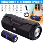 <!--F#f_0-->TF USB Bluetooth Speaker Dual Speaker Stereo Fm Portable Subwoofer Waterproof AU<!--F/-->