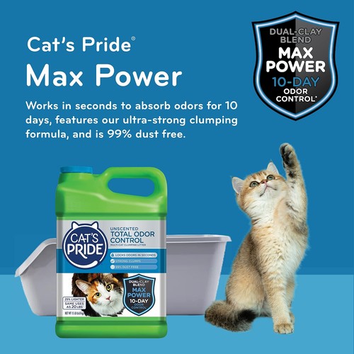 Cat’s Pride Max Power klumpendes hypoallergenes Multi-Katzenstreu 15 Pfund, Tot... - Bild 3 von 8