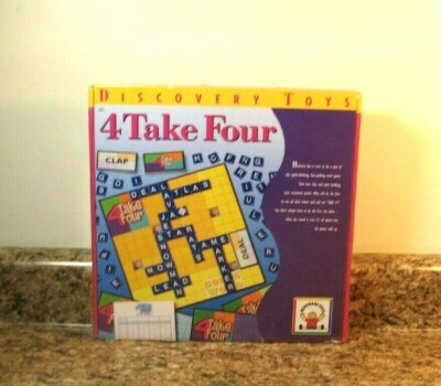 Discovery Toys 3071 4 Take Four Spelling Game Teacher Resource Sealed NEW