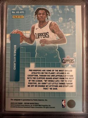 NBA DONRUSS Bones Hyland RC サインカード