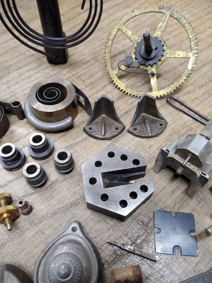 Vtg Antique Clock Watch Parts and Tools Repair Lot Marshall eBay