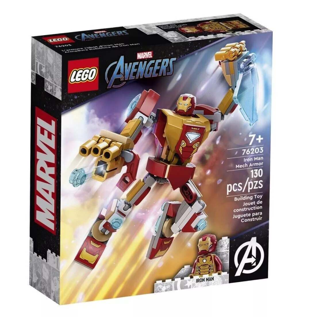 76203 IRON MAN MECH ARMOR lego legos set NEW marvel AVENGERS robot suit