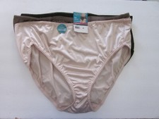 NWT VANITY FAIR Pink Quartz Black Hi Cut Panties Underwear Undershapers Sz 5X