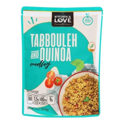 Kitchen and Love Quinoa and Tabbouleh Ready to Heat 8 oz Pack of 6