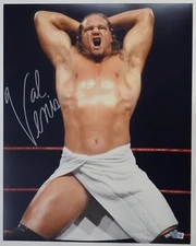 Val Venis Signed 16x20 Photo BAS COA WWE CMLL Steele New Japan Pro Wrestling WWC