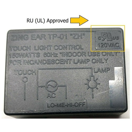 Touch Lamp Dimmer Switch Control Module Sensor 150 W 120V - 60 Hz Long Lifetime - Picture 8 of 12