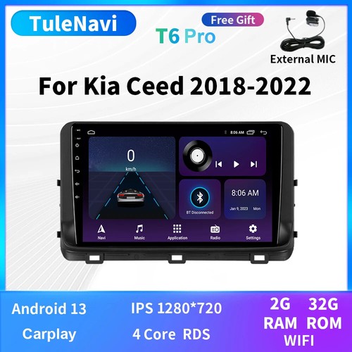 For Kia Ceed 3 2018-2022 GPS Navigation Screen Android CarPlay Car Radio Player - Picture 26 of 32
