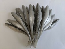 4'' JERK MINNOW( FLUKES)-SMOKE METAL FLAKE PEARL-USA-BASS--CHOOSE PACKAGE SIZE