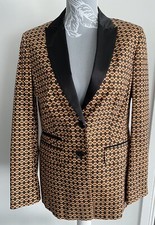 Madeleine Tuxedo Style Jacket, Size 14