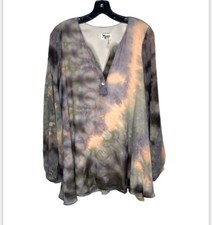 Show Me Your Mumu Jamie Tunic Grey Dye Dreams
