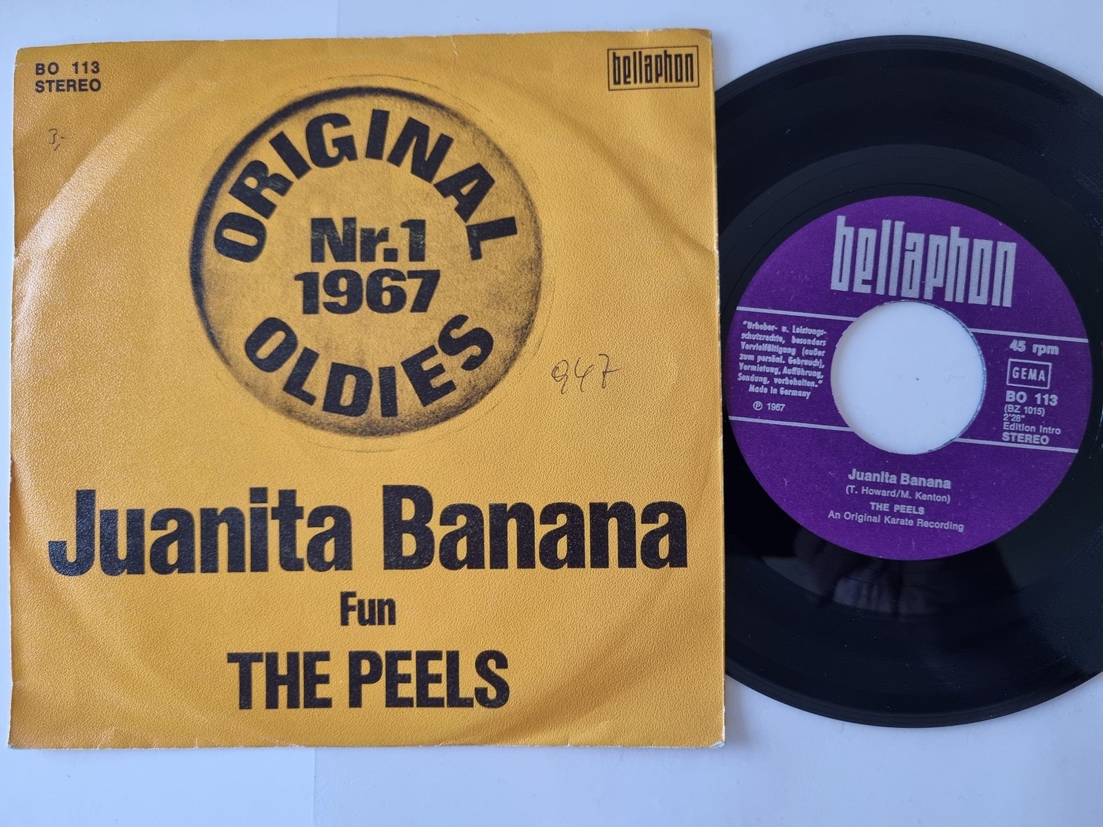 The Peels - Juanita Banana / Fun 7'' Vinyl Germany