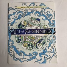 Majestic Expressions In The Beginning Inspiration Christian Faith Coloring Book