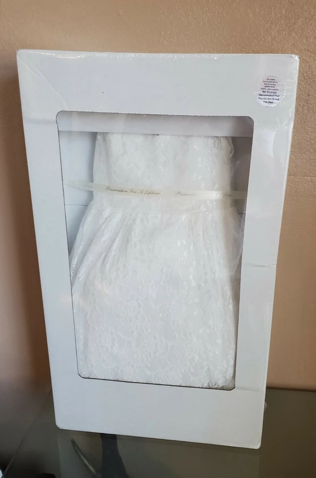 Цветок девочек платье Davids свадебный белый размер 5 б/у в новом состоянии  - Изображение 2 из 4