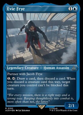 MTG EVIE FRYE 192 FOIL EXC - ETCHED EVIE FRYE - ACR X EN - MAGIC
