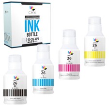 Compatible Ink Bottles Lot for Canon GI-26 Black Color Combo Fits PIXMA