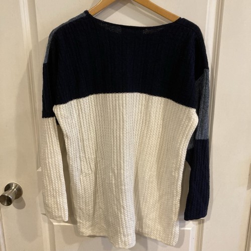 Maglione donna vintage maglia patchwork taglia small anni 90 oversize - Foto 2 di 8