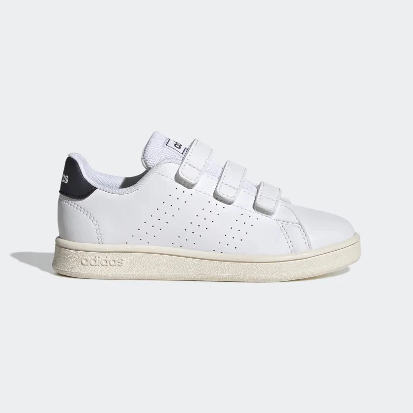 Chaussures ADIDAS Fille Enfant Advantage I gw6493 Cuir Blanc Original  Déchirures