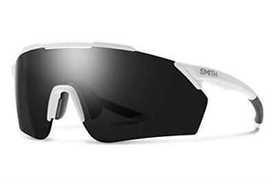 Smith Ruckus PivLock Semi-Rimless Sunglasses in White/CP Black&CP