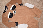 K9 !WOW! LN CARTER'S Boys 4T Raccoon Fleece Blanket Sleeper Footed Pajamas — photo 2
