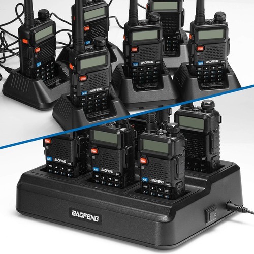 Chargeur six voies BAOFENG UV-5R pour batterie BF-F8HP UV-5R+ UV-5RE UV-5RTP UV-5X3 - Photo 6/9
