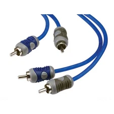 Kicker 2 Channel Silver-Tinned OFC Interconnect Cable (RCA) 19.5ft / 6m 46KI26