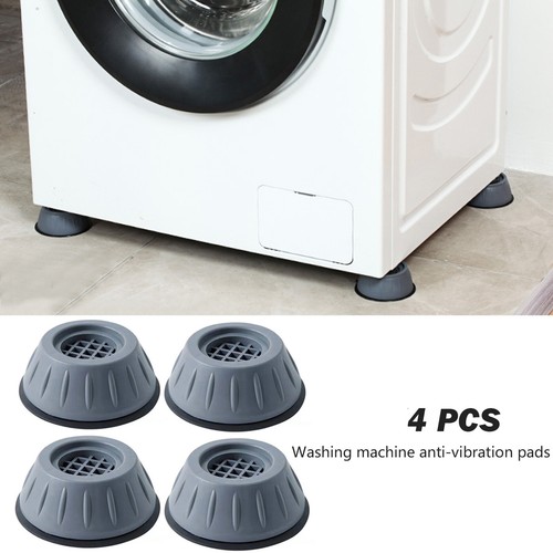 4Pcs Washing Machine Support Mat AntiVibration Leg Stopper Foot Pad Feet Pads eBay