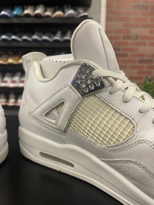 Size 15 - Nike Air Jordan 4 Pure Money White Silver 308497-100