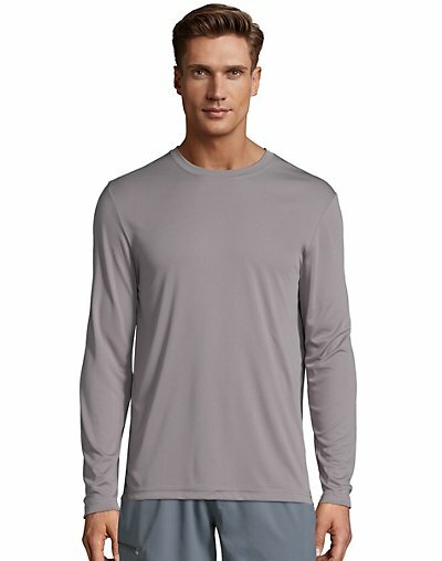 hanes dri fit long sleeve shirts