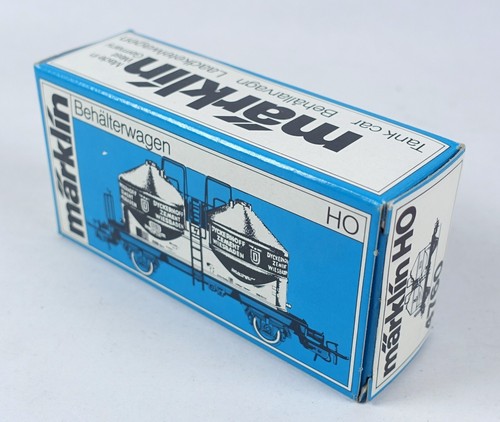 Märklin 4760 LEERKARTON Behälterwagen SNCF Güterwage Silowagen H0 Leerverpackung