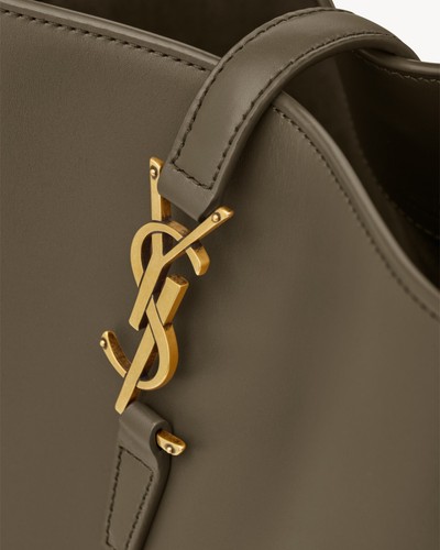 Saint Laurent Le 37 Medium $3000 Deep Musk Leather Bucket Bag New - Picture 7 of 7