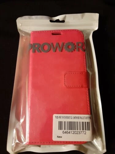 Teléfono celular de plástico rígido Cartera casos para Alcatel Fierce XL